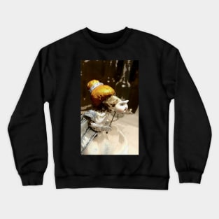 At Midnight (posturize) Crewneck Sweatshirt